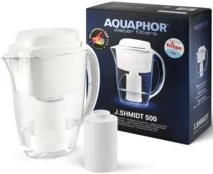 Dzbanek filtrujący Aquaphor J.Shmidt A500 2,8 l biały