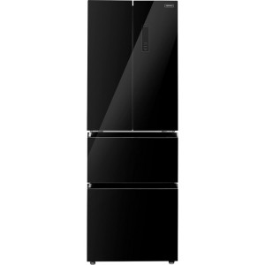 Lodówka Kernau KFRF 1861 BG  CZARNE SZKŁO